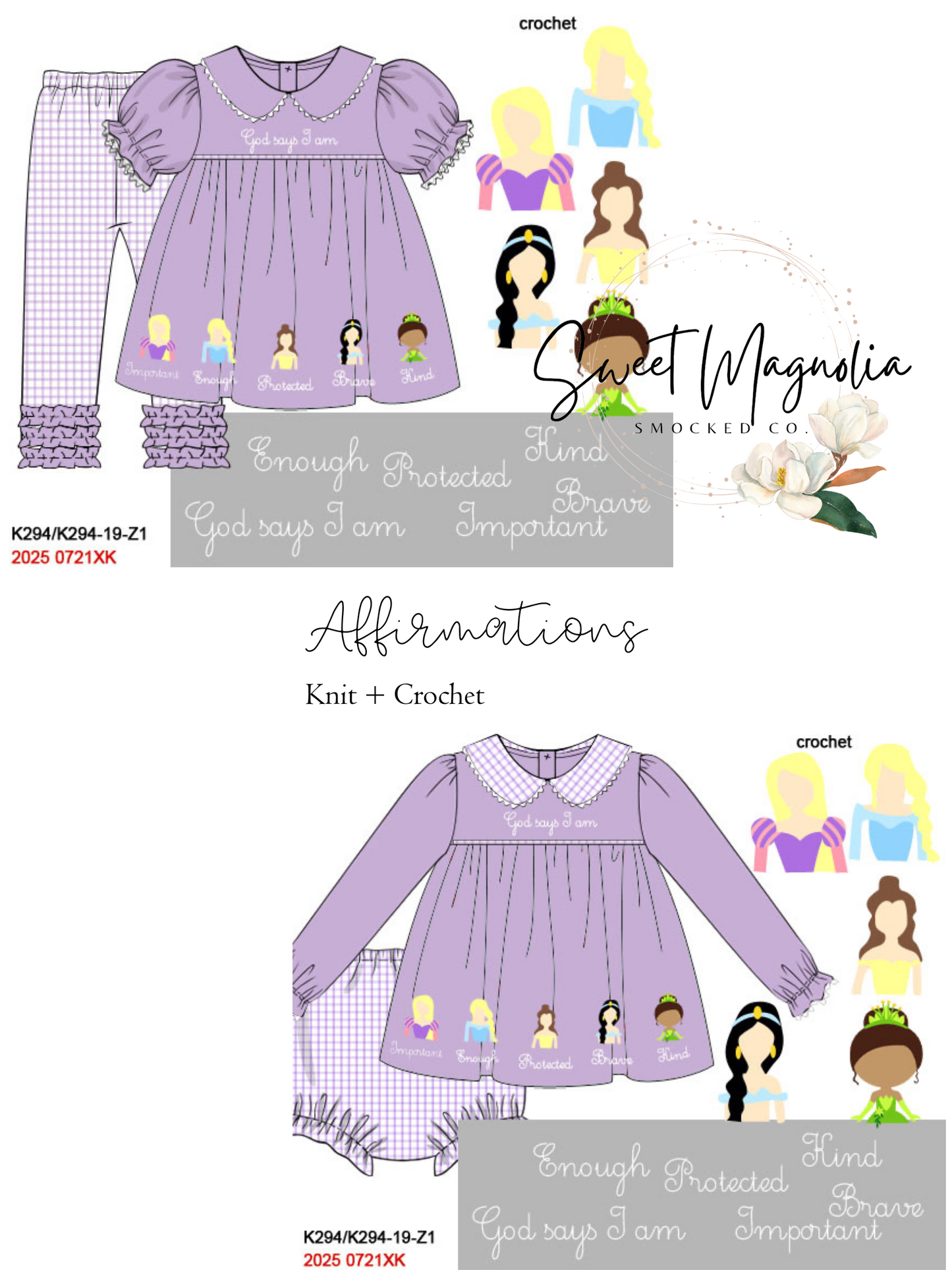 Affirmations | Bloomer Set | PO17 | RTS Extras