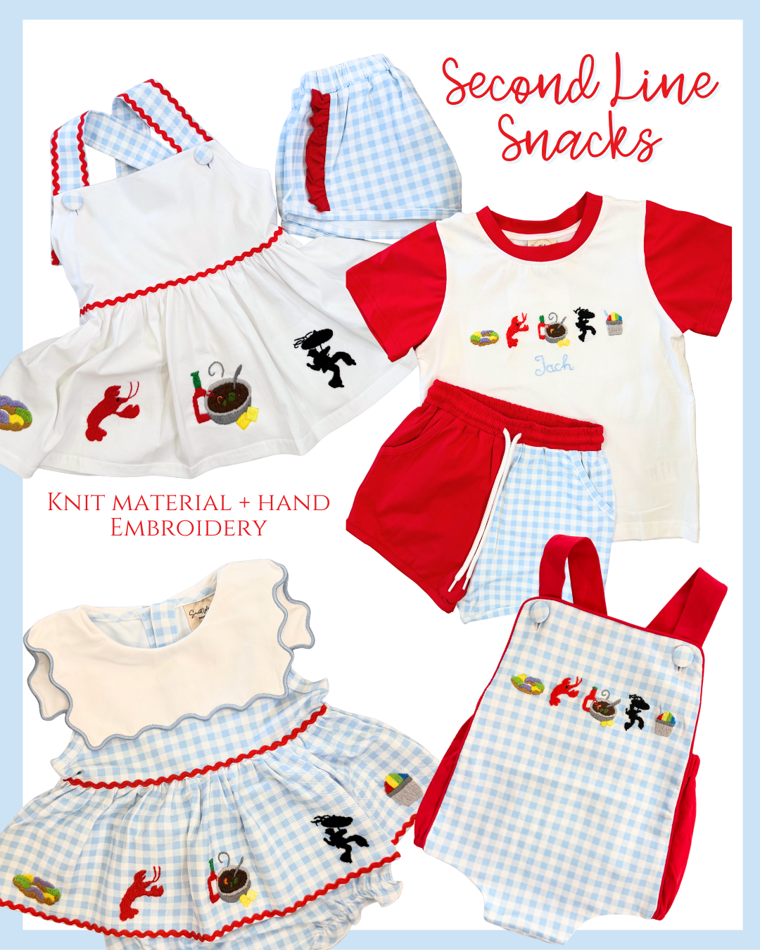 PO20 | Second Line Snacks | Boy Shorts Set | RTS Extras