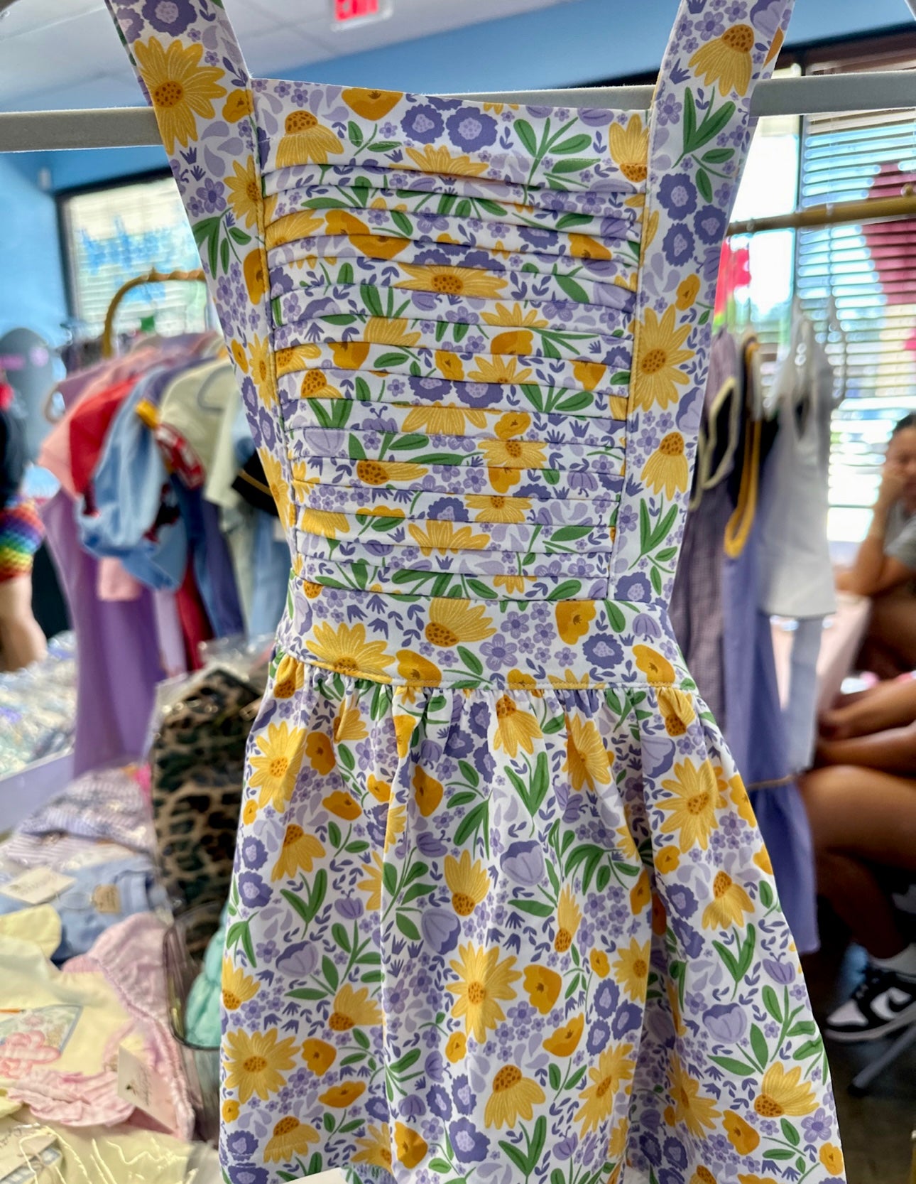Dainty Floral with Lace Dress - RTS Extras - FINAL SALE