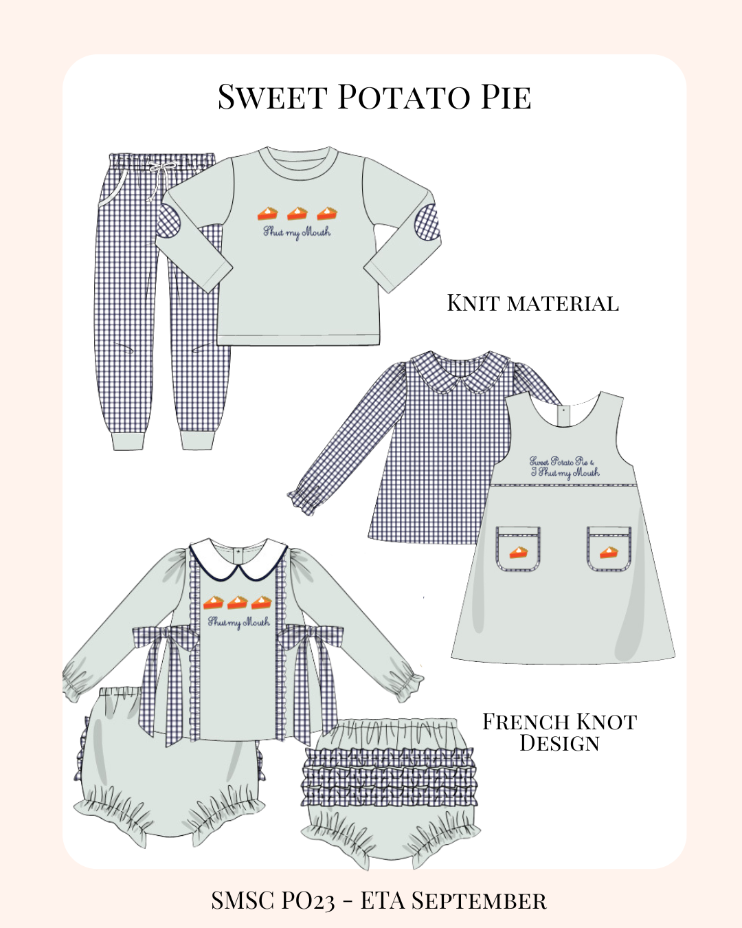 PO23 | Sweet Potato Pie | ETA: September