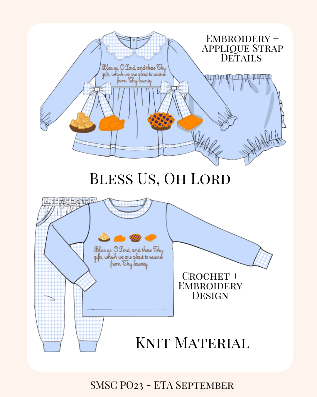 PO23 | Bless us, Oh Lord | ETA: September