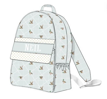 Magnolia Mallards - "MITCHELL" backpack - RTS Extras - PO 9