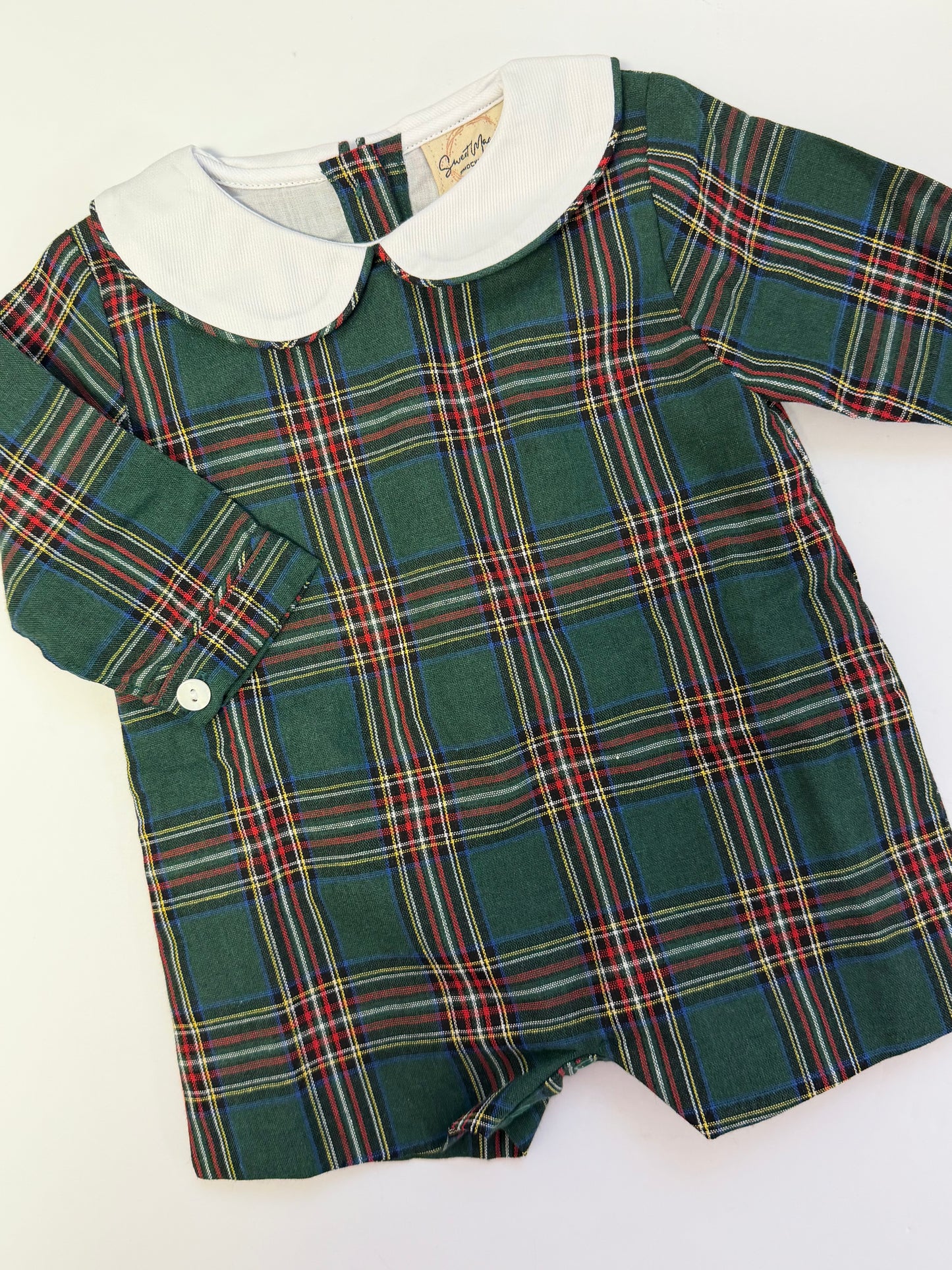 Picture Perfect Plaid | Boy's Romper | RTS Extras | PO 16