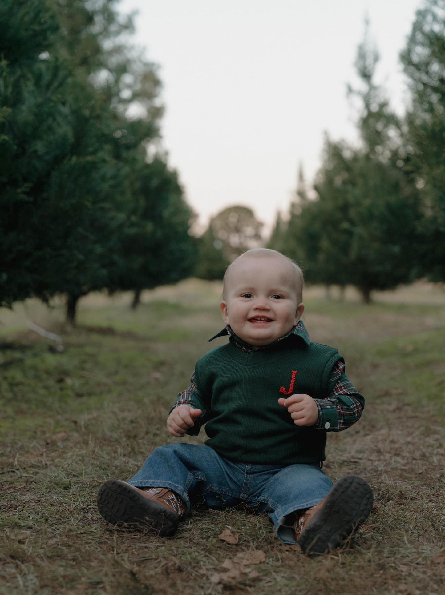 Picture Perfect Plaid | Boy's Button Up + Vest | RTS Extras | PO 16