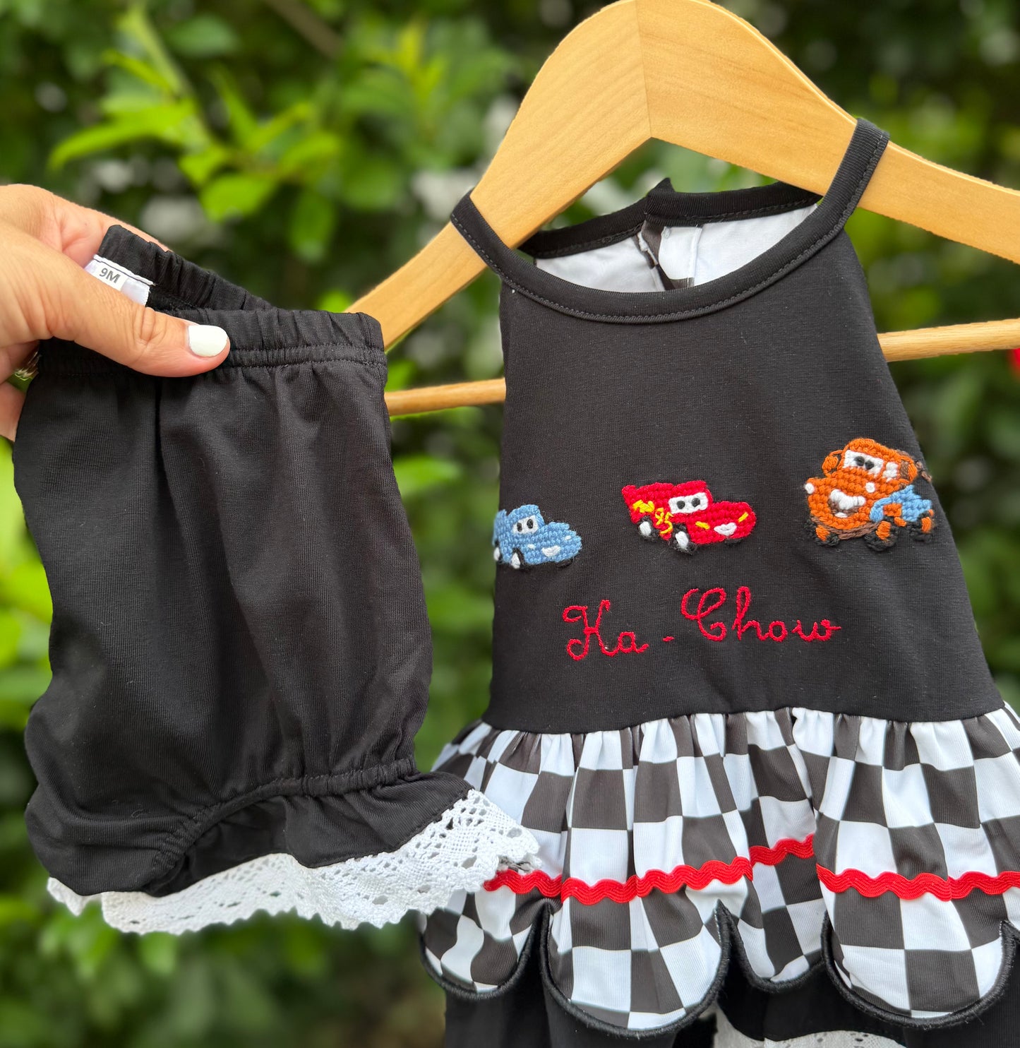 Stitched in Stardust | PO19 - Mini Motor Club | Girl Bloomer | RTS Extras