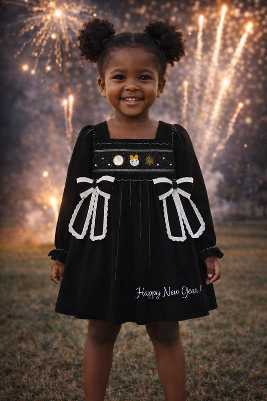 Midnight Magic | Girl Dress | PO17 | RTS Extras