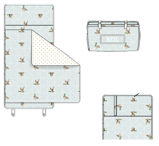 Magnolia Mallards - "MITCHELL" Napmat - RTS Extras - PO 9