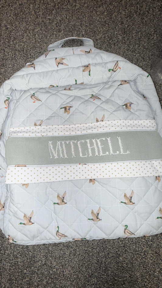 Magnolia Mallards - "MITCHELL" backpack - RTS Extras - PO 9
